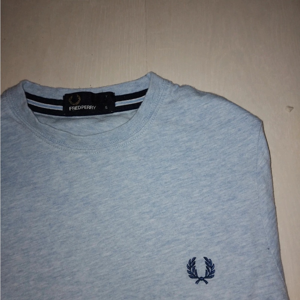 Fred Perry Sky Blue Sweatshirt